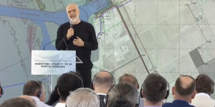 Rama: Ndërtimi i portit në Porto Romano do të jetë një fuqi e re në rajon