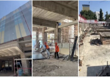 “Po rilind”, Rama ndan pamjet nga kantieri i punës në Galerinë Kombëtare të Arteve 