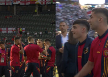 VIDEO/ Qetësia para stuhisë, atmosfera në “Olympiastadion” në prag të finales Spanjë – Angli