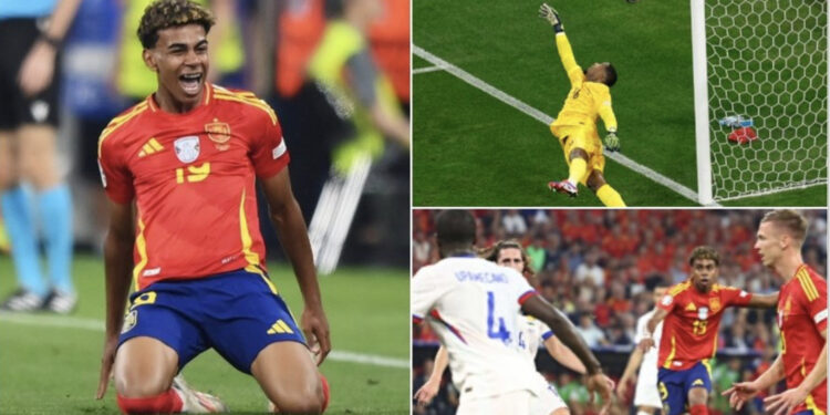 VIDEO/ Fitore me përmbysje, Spanja u ‘pret’ kokën ‘Gjelave’ të Francës dhe shkon në finalen e Euro 2024