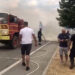 Po shuante flakët e zjarrit në Dropull, pëson djegie zjarrfikësi