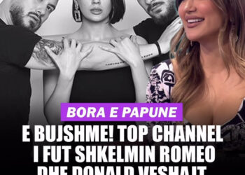 E bujshme/ Top Channel largon vëllezërit Veshaj nga ekrani