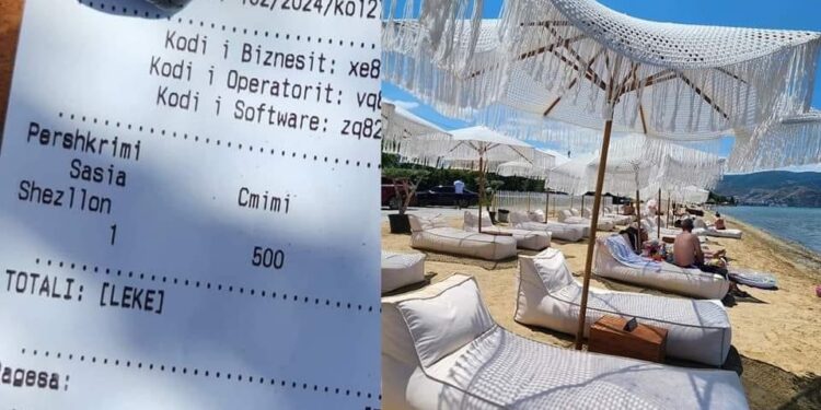 Pushime të lira/ Ky është plazhi në Shqipëri, çadra me dy shezlone kushton vetëm 500 lekë…
