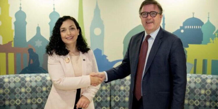 Osmani nis vizitën në SHBA, takohet me sekretarin e Shtetit, James O’ Brien