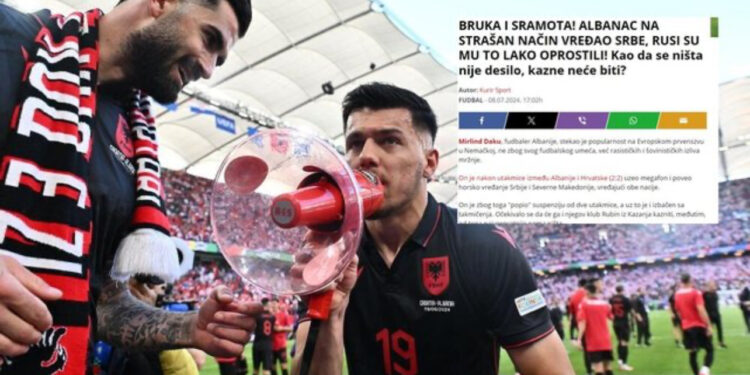 Rubin Kazan nuk merr masë ndëshkimore për Dakun, trajneri i skuadrës ruse “tërbon” serbët