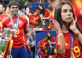 FOTO/ Lamine Yamal talent edhe jashtë fushës! Feston fitoren e EURO 2024 me të dashurën bukuroshe