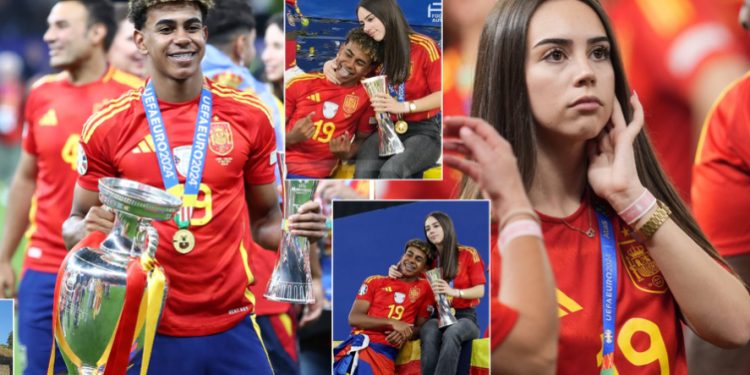 FOTO/ Lamine Yamal talent edhe jashtë fushës! Feston fitoren e EURO 2024 me të dashurën bukuroshe