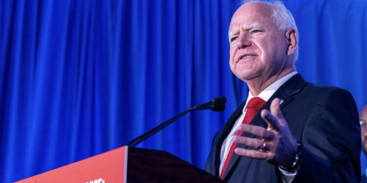 Kamala Harris ka zgjedhur Tim Walzin si kandidat për nënpresident