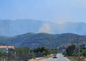 Zjarr masiv në Krujë, kërkohet ndërhyrja urgjente nga ajri