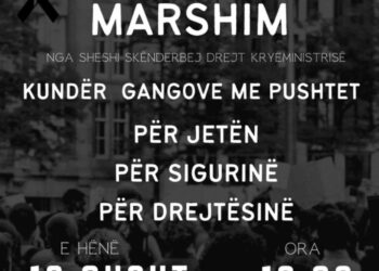 Marshim proteste për vdekjen e 42-vjeçarit në Pogradec, ‘Kundër gangove me pushtet’