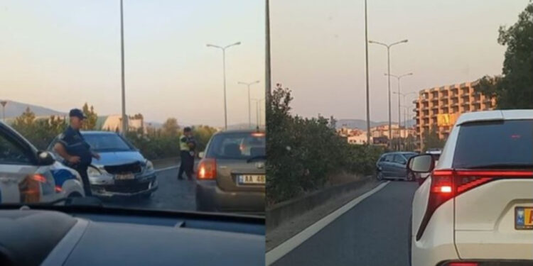 Tiranë/ Aksident i trefishtë në Unazën e Madhe, krijohet trafik i rënduar deri në Sauk