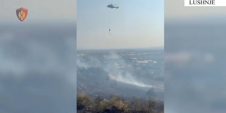 Ndezi zjarri në tokën e tij për të djegur mbeturinat, rrezikoi disa banesa, arrestohet 70-vjeçari
