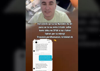 Xhovana Nikolli poston video, ja si më kërkënoi Nuredin Dumani