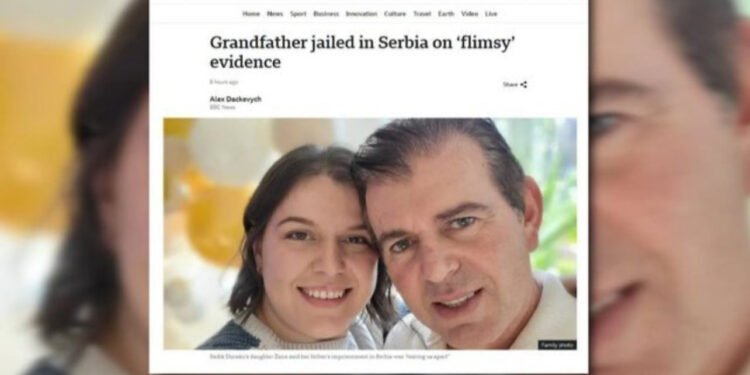 BBC “jehohë” mbajtjes në burg nga Serbia të ish-anëtarit të UÇK-së