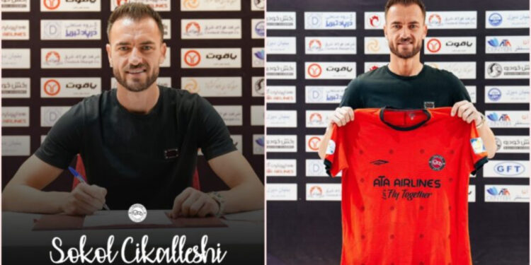 Zyrtare: Sokol Cikalleshi kalon në futbollin iranian, nënshkruan me Tractor FC