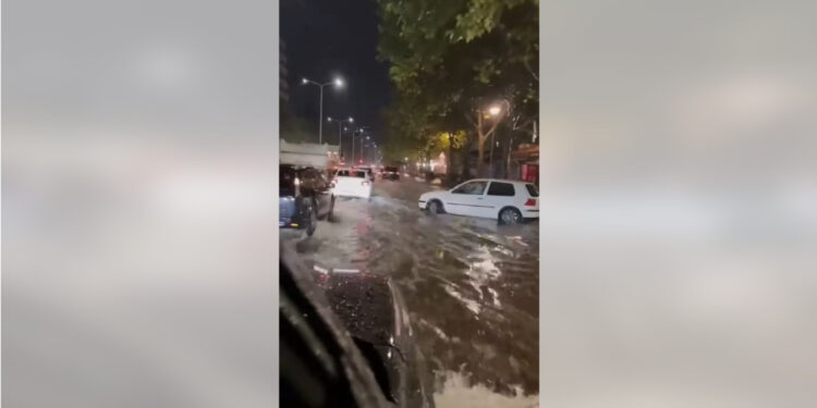 Berisha poston video të përmbytjes: Tiranën e Lal vjedhësit e përmbyt betoni