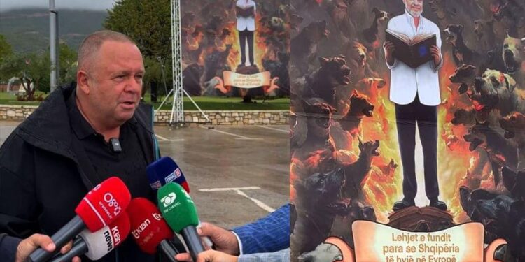 Trafikanti i drogës Gjergj Luca i bën lëpirjen e radhës Ramës, e shfaq në banderolë si “shpëtimtar” që nuk e lejojnë të fus Shqipërinë në BE