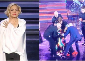 Mësohet gjendja shëndetësore e këngëtares greke që humbi ndjenjat në skenë