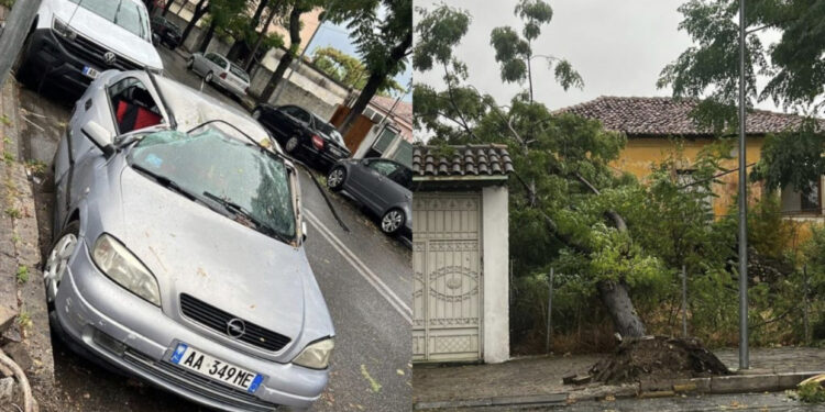 Po vjen stuhia! Thyhen pemët, makina bëhet ‘petë’ në Shkodër