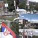 Flamuj serbë vendosen në Veri të Kosovës
