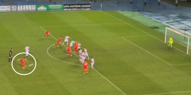 Enis Bardhi në garë për golin më të mirë të xhiros në Ligën e Kombeve