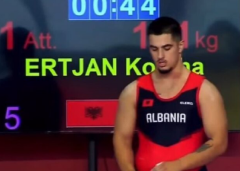 Ertjan Kofsha, i treti në botë, peshëngritësi nga Shtërmeni shkëlqen në Spanjë! Merr medalje bronxi