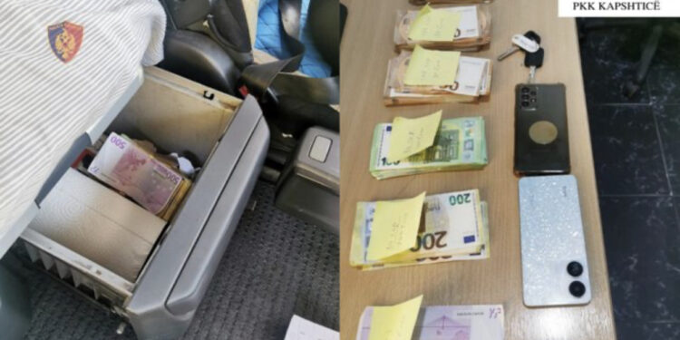 Kishte fshehur në kabinën e kamionit 30 000 euro që t’i fuste në Shqipëri, procedohet penalisht 38-vjeçari