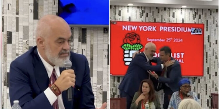Rama merr pjesë në takimin e Internacionales Socialiste në New York
