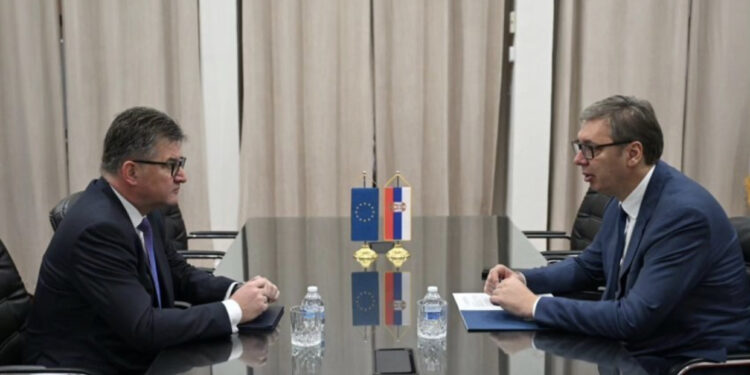 Vuçiç takon Lajçakun në OKB, fokus në mbrojtjen e serbëve në Kosovë