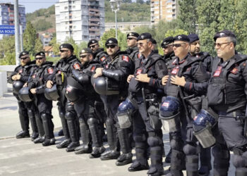 Forcat e KFOR-it sërish në urën e Ibrit