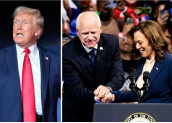 FOTO/ Zgjedhjet në SHBA, familjarët e Tim Walz mbështetesin Donald Trump 