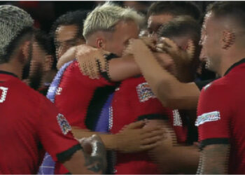 Përmbysje e çmendur, Jasir Asani zhyt topin në rrjetën e Trubin