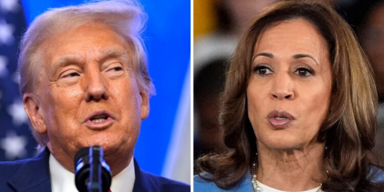 Sondazhi i fundit tregon një garë të ngushtë mes republikanit Trump dhe demokrates Harris