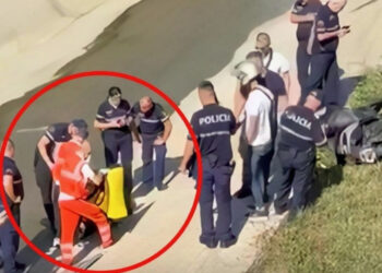 Ra në Lanë teksa tentonte t’i ikte policisë, i riu plagoset dhe arrestohet