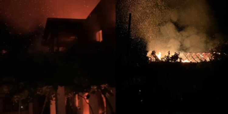 E rëndë/ Humbin jetën mes flakëve në banesë nën e bir në Has