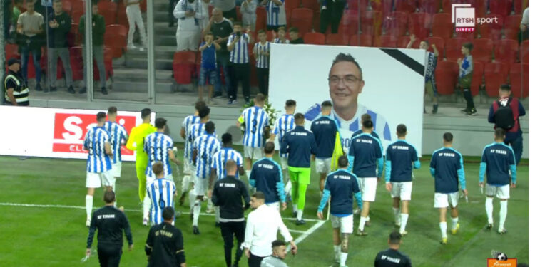 VIDEO/ Homazhe për Gerti Bogdanin në derbin e kryeqytetit, klubi i Tiranës: Do të fitojmë për të