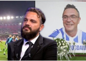 Futbollistët e Tiranës nderuan Gerti Bogdanin, reagon zemërthyer Arbër Çepani