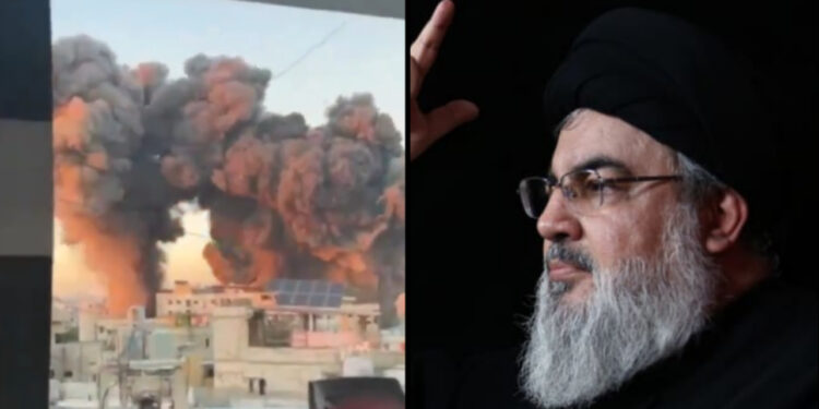 Izraeli bombardon godinën e liderit të Hezbollah, teksa Netanyahu fliste në OKB!