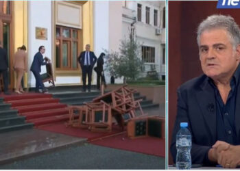 Tensionet në Parlament, Hila: Bardhi gaboi rëndë duke goditur Spiropalin, djegia e karrigeve nuk është produktive