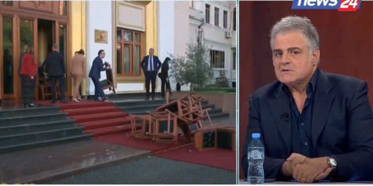 Tensionet në Parlament, Hila: Bardhi gaboi rëndë duke goditur Spiropalin, djegia e karrigeve nuk është produktive