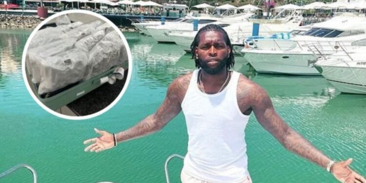 FOTO/ 2 valixhe me 60 kg drogë! Arrestohet ish-sulmuesi i Arsenalit