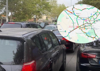 Tirana është një “tmerr” nga trafiku, të gjitha rrugët kalohen me vështirësi, qytetarët prej orësh në makina