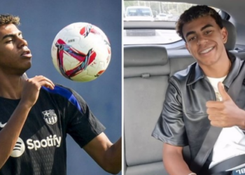 Taksisti i kërkoi Yamal të bënte një video për mbesën dhe nipin e tij – reagimi i tyre është mahnitës