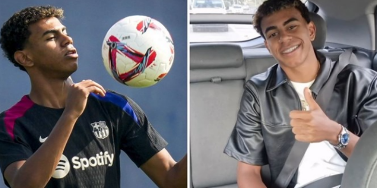 Taksisti i kërkoi Yamal të bënte një video për mbesën dhe nipin e tij – reagimi i tyre është mahnitës