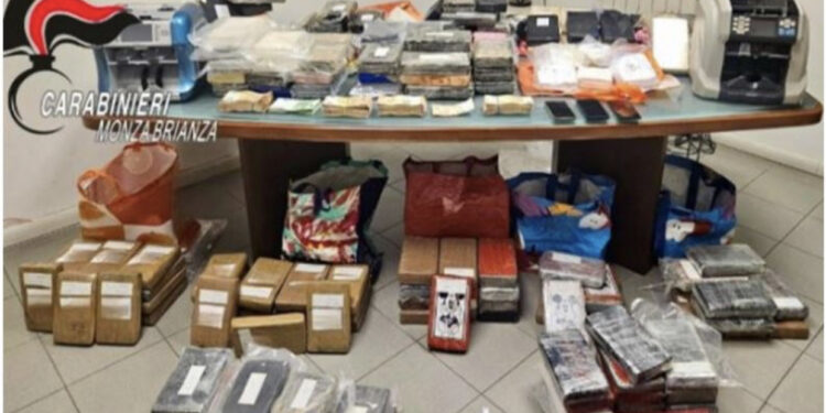 Sekuestrohen 202 kg kokainë në Milano, arrestohen 3 shqiptarë