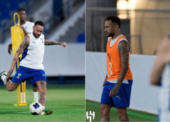 Një vit jashtë fushe, Neymar rikthehet në stërvitje me grupin