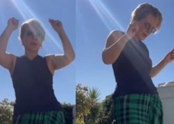 VIDEO/ “Mood-i im!” U procedua në SPAK pas revoltës në Kuvend, Kryemadhi shfaqet duke kërcyer pranë pishinës: Nuk mu ndanë sa majtas djathtas