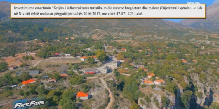 Investimi 500 mijë euro i qeverisë për rivitalizimin e fshatit në Nivicë, pjesë e programit 100 fshatrave, u shkatërrua pa u përdorur asnjëherë