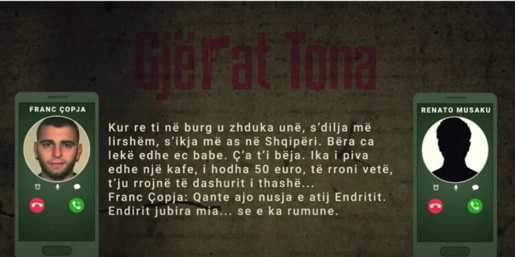 “Piva një kafe, lashë 50 euro”/ Zbardhen bisedat, Franc Çopja ngushëlloi familjarët pasi financoi vrasjen e Endrit Alibejt