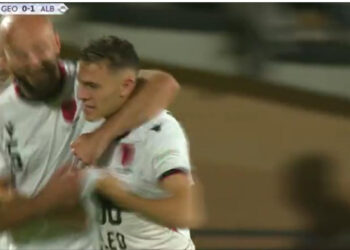 VIDEO/ Shqipëria gjen golin në Tbilisi/ Asllani kalon kuqezinjtë në avantazh ndaj Gjeorgjisë